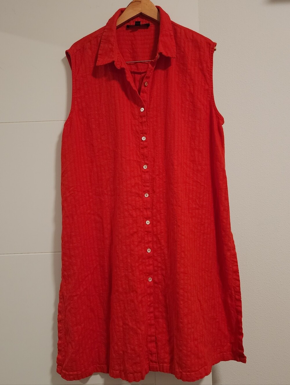 Marc New York Linen Blend Shirt Dress